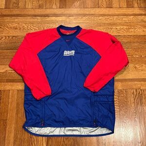 Vintage‎ 90s nike center check New York giants pull over windbreaker